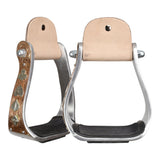 New! Showman Gambler Aluminum Stirrups - Country Scene Saddlery and Pet Supplies