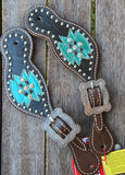 Showman ® Ladies Dark Oil Spur Strap - Country Scene Saddlery and Pet Supplies