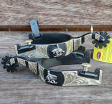 Showman™ black steel spur. - Country Scene Saddlery and Pet Supplies