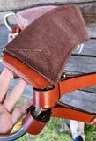 Showman ® Basketweave tooled tripping collar. - Country Scene Saddlery and Pet Supplies