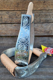 Nsw! Polished aluminum engraved stirrups - Country Scene Saddlery and Pet Supplies