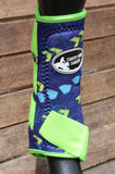 CSS Lime and Blue Arrow Patterned Boots- A9. - Country Scene Saddlery and Pet Supplies