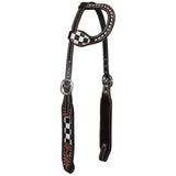 New! Showman Fast Lane Floral One Ear Headstall