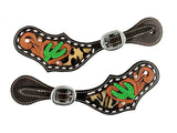 Showman ® Ladies leather spur straps - Country Scene Saddlery and Pet Supplies