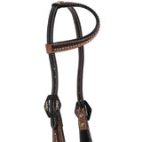 New! Showman One Ear Headstall with Angel and Devil Buckle