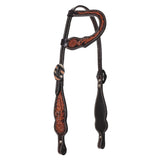 New! Showman Petal and Leaf One Ear Headstall - Country Scene Saddlery and Pet Supplies