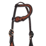 New! Showman Petal and Leaf One Ear Headstall - Country Scene Saddlery and Pet Supplies
