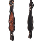 New! Showman Petal and Leaf One Ear Headstall - Country Scene Saddlery and Pet Supplies
