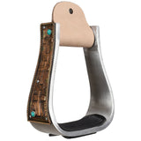 New! Showman Frontier Faith Aluminum Stirrups - Country Scene Saddlery and Pet Supplies