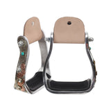 New! Showman Copper Saguaro Aluminum Stirrup - Country Scene Saddlery and Pet Supplies