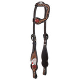 New! Showman Diamond Flush One Ear Headstall - Country Scene Saddlery and Pet Supplies