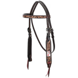 New! Showman Diamond Flush Browband Headstall - Country Scene Saddlery and Pet Supplies