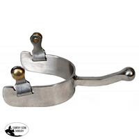 21149 Showman Stainless Steel Ball End Equitation Spurs.