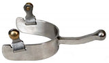 21149 Showman™ stainless steel ball end equitation spurs. - Country Scene Saddlery and Pet Supplies