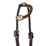 New! Showman Western Wallflower One Ear Headstall - Country Scene Saddlery and Pet Supplies