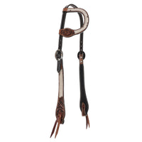 New! Showman Cowhide One Ear Headstall