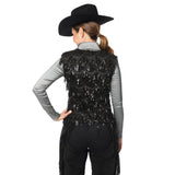 Liza Show Vest, Black - Country Scene Saddlery and Pet Supplies