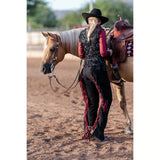 Liza Show Vest, Black - Country Scene Saddlery and Pet Supplies