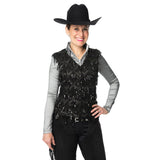 Liza Show Vest, Black - Country Scene Saddlery and Pet Supplies