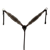 New! Double T Jackpot Barrel Style Saddle Set - 15 Inch
