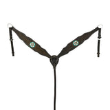 Double T Buckaroo Barrel Style Saddle Set - 12 Inch Semi - Country Scene Saddlery and Pet Supplies