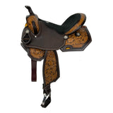 Double T Maverick Barrel Style Saddle Set - 16 Inch QH - Country Scene Saddlery and Pet Supplies