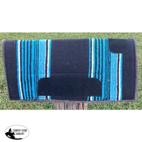 24 X Navaho Pony Pad With Leather Wear Leathers And Black Felt Bottom  Teal