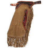New! Showman Sandstone Chinks - Country Scene Saddlery and Pet Supplies