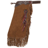 New! Showman Cedarwood Chinks - Country Scene Saddlery and Pet Supplies