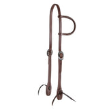 New! Billy Royal® Oiled Hermann Oak Leather Rolled One Ear Headstall - Country Scene Saddlery and Pet Supplies