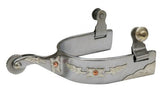 257761 Showman ® stainless steel spur with leaf overlay - Country Scene Saddlery and Pet Supplies