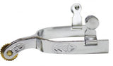 258240 Showman™ medium/large youth size chrome plated spur - Country Scene Saddlery and Pet Supplies
