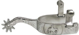 New! Stainless Steel Horse and Rider Embossed Spur. - Country Scene Saddlery and Pet Supplies