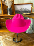 New! Wilde Traveller Cowboy Hat / HOT PINK $189.00 Pre-order - Hat Accessories