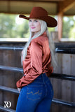 New! TERRACOTA SATIN PERFORMANCE RODEO SHIRT - Country Scene Saddlery and Pet Supplies