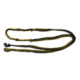 Showman braided nylon barrel reins with easy grip knots - Country Scene Saddlery and Pet Supplies
