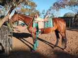14", 15", 16" Double T Barrel Style Saddle with Filigree Print Seat. - Country Scene Saddlery and Pet Supplies