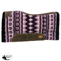 28X30 Barrel Style Purple Colored Memory Felt Bottom Saddle Pad. Klassy Cowgirl Pet Supplies