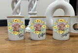 Country Storage Canisters - Sunflower Wreath Collection - Country Scene Saddlery and Pet Supplies