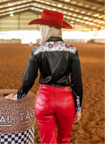New! SADDLE UP SATIN PERFORMANCE RODEO SHIRT - Country Scene Saddlery and Pet Supplies