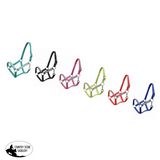 2Ply Medium/Large Pony size nylon halter with crystal noseband and cheeks. - Country Scene Saddlery and Pet Supplies