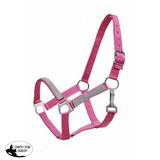 2Ply Medium/Large Pony size nylon halter with crystal noseband and cheeks. - Country Scene Saddlery and Pet Supplies