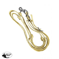 3/4 X 8 Waxed Nylon Knotted Competition Reins. Reins