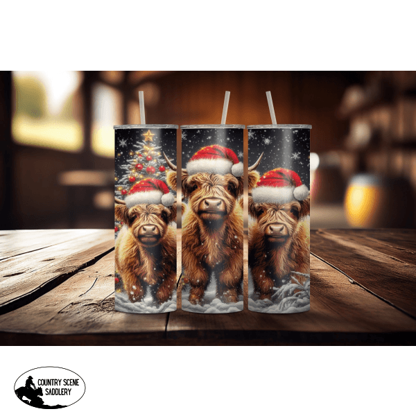 3 Christmas Highlands Tumbler Gift Items