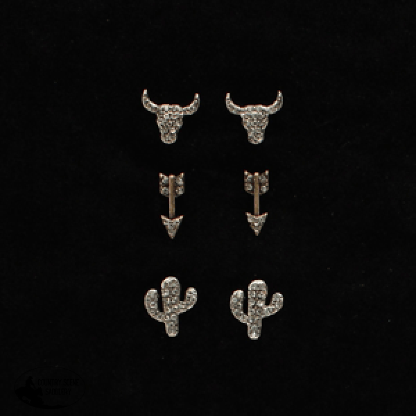 3 Piece Southwestern Earring Set Jewelry