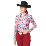 Dorothy Show Blouse, Garnet - Country Scene Saddlery and Pet Supplies