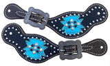 Showman ® Ladies Dark Oil Spur Strap - Country Scene Saddlery and Pet Supplies