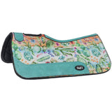 New! Tough1 Cactus Print Felt Saddle Pad - 28 x 28 - Country Scene Saddlery and Pet Supplies