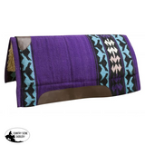 32 X 34 Economy Cutter Saddle Pad / Purple Western Pads