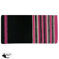 New! 32 X 64 Wool Saddle Blanket With Colored Zipper Design. Posted.* Pink On Back Order